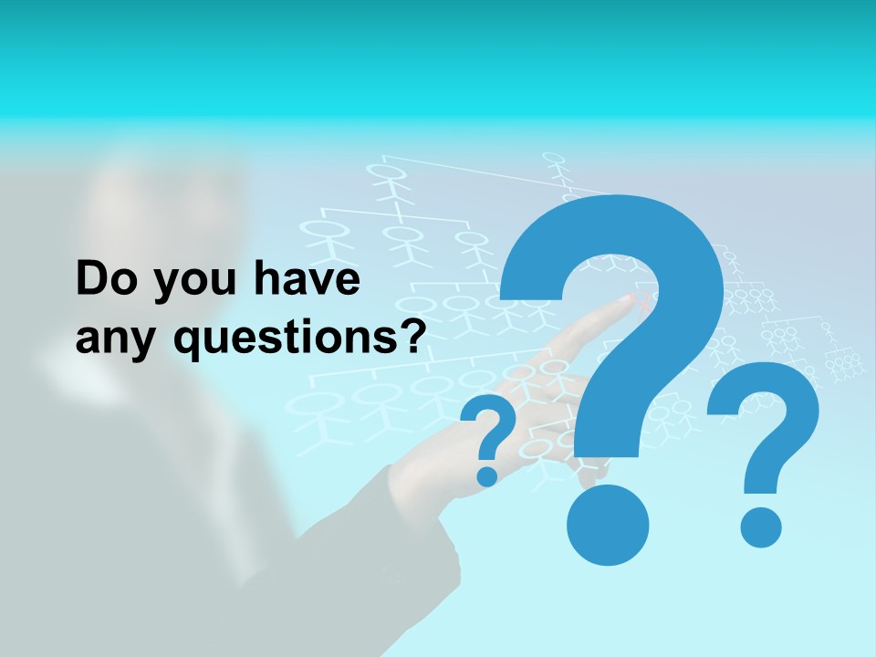 Recruitment Hand Technology PowerPoint Template