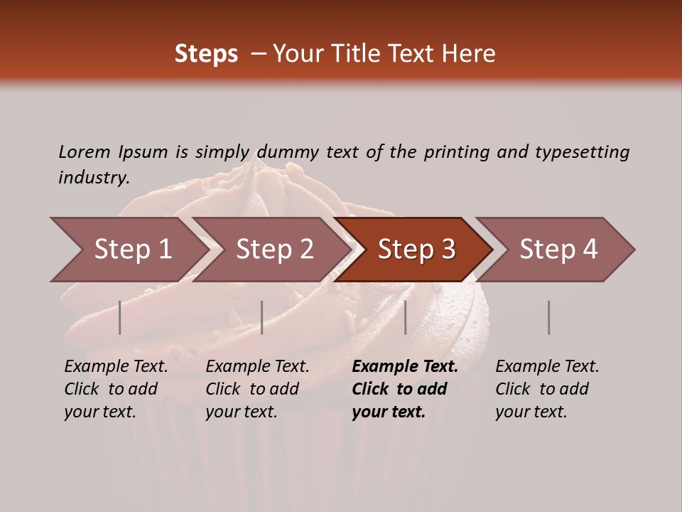 Muffin Sweet Sponge PowerPoint Template