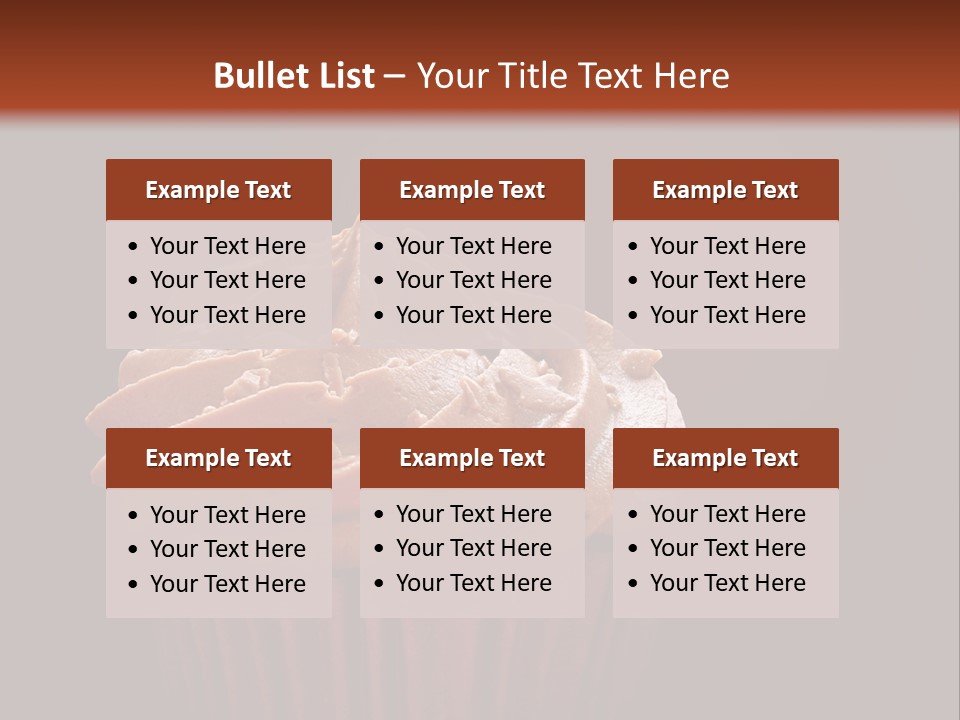 Muffin Sweet Sponge PowerPoint Template