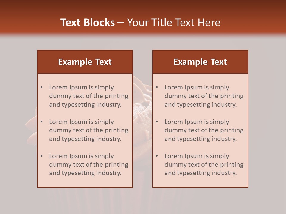 Muffin Sweet Sponge PowerPoint Template