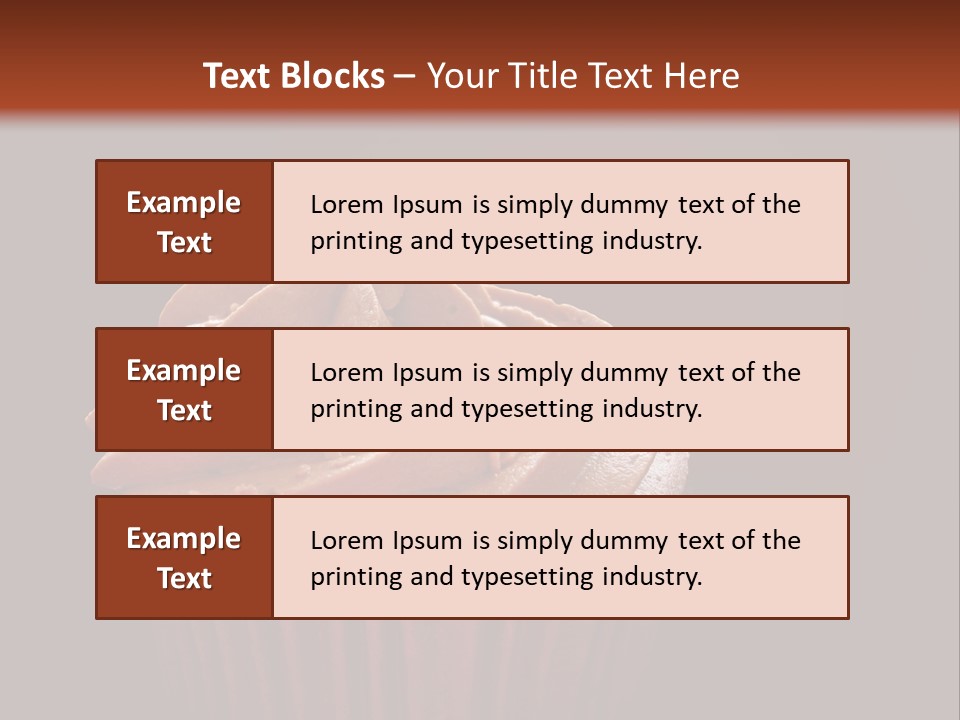 Muffin Sweet Sponge PowerPoint Template