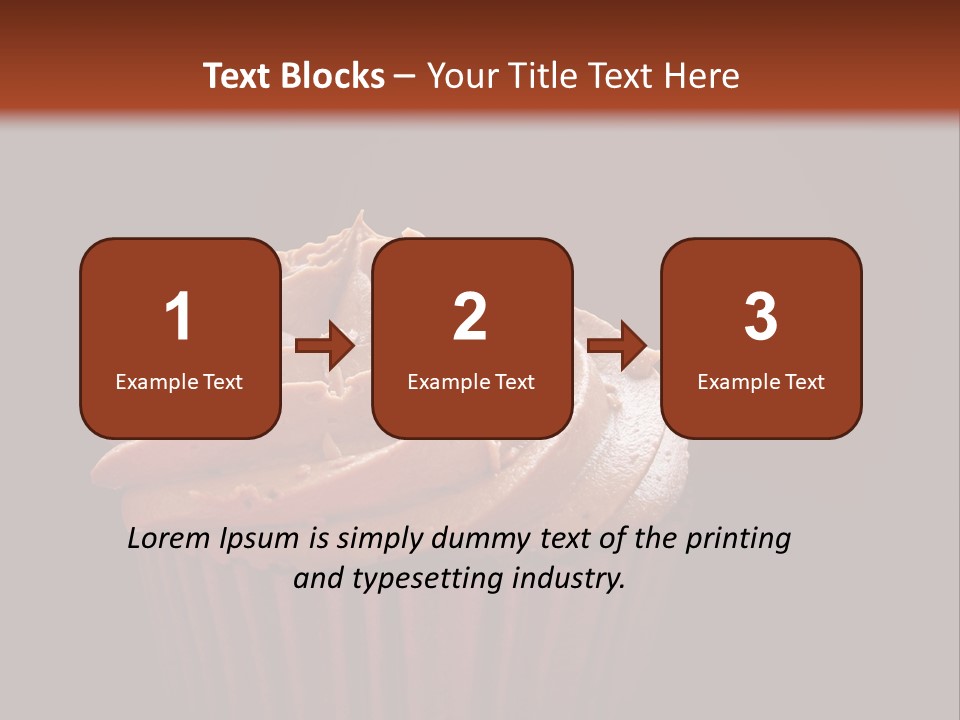 Muffin Sweet Sponge PowerPoint Template