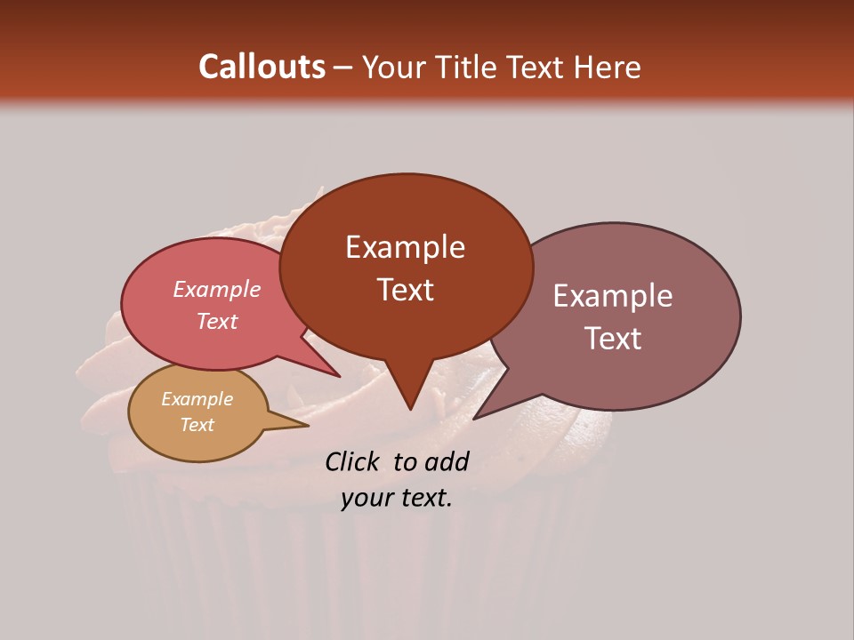 Muffin Sweet Sponge PowerPoint Template