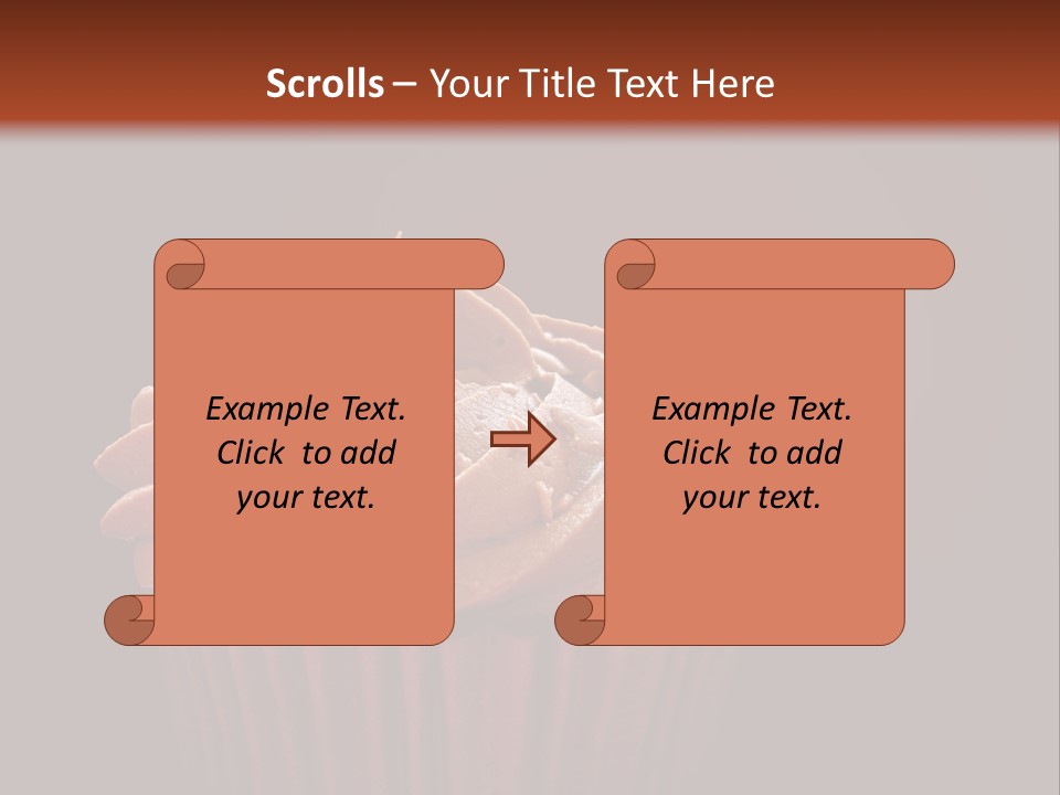 Muffin Sweet Sponge PowerPoint Template