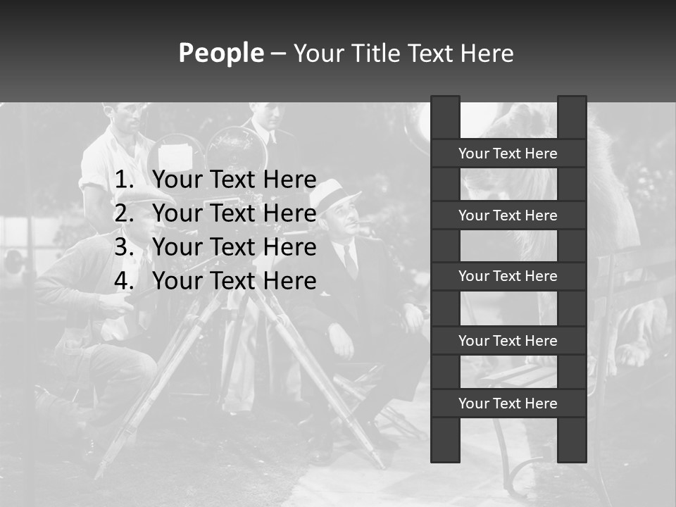 Outofdoor Job Four People PowerPoint Template