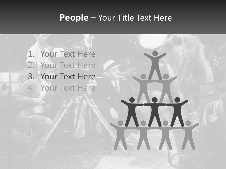 Outofdoor Job Four People PowerPoint Template