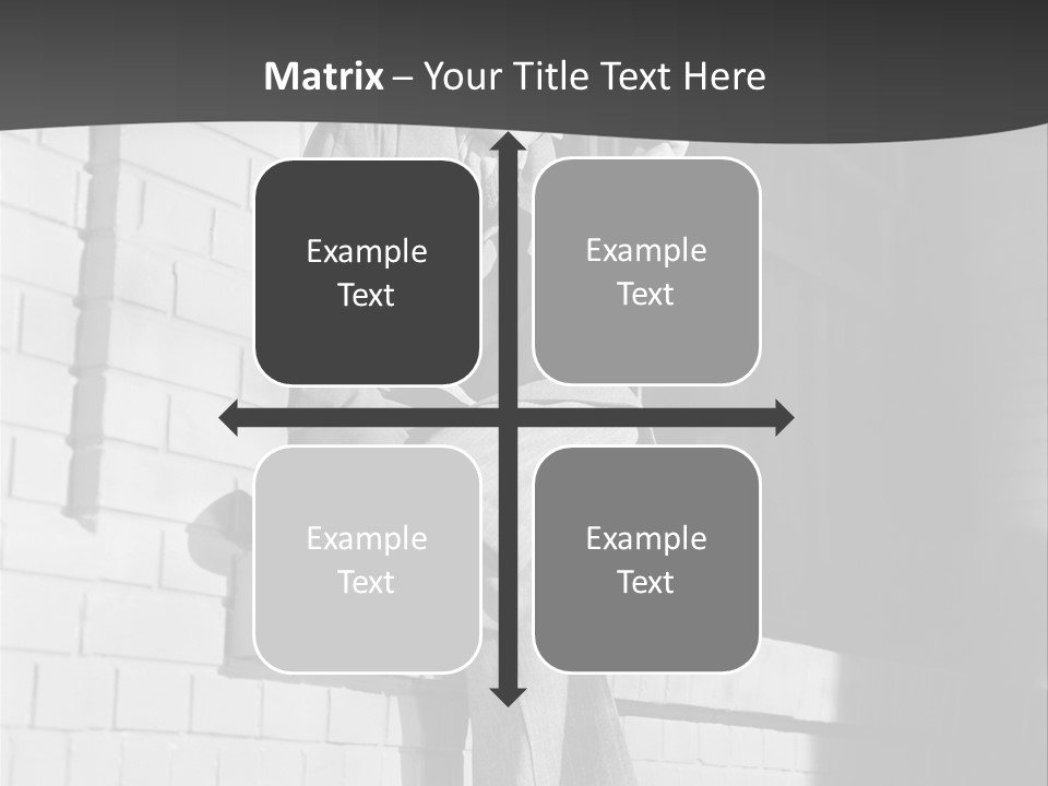 Daylight Trench Coat Smile PowerPoint Template