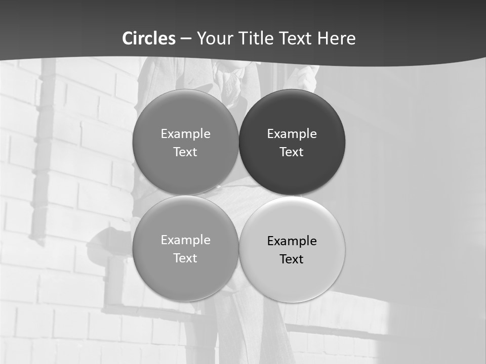 Daylight Trench Coat Smile PowerPoint Template