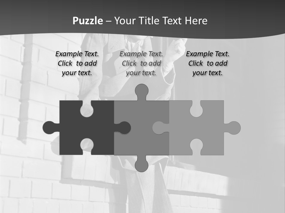 Daylight Trench Coat Smile PowerPoint Template