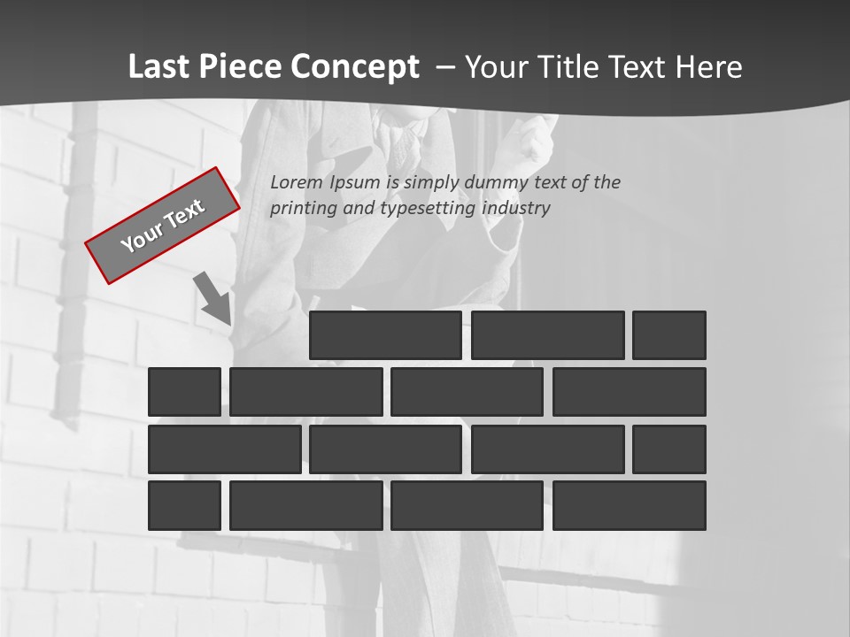 Daylight Trench Coat Smile PowerPoint Template