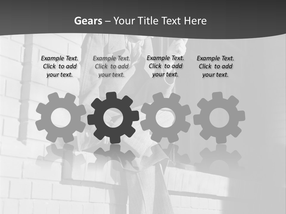 Daylight Trench Coat Smile PowerPoint Template