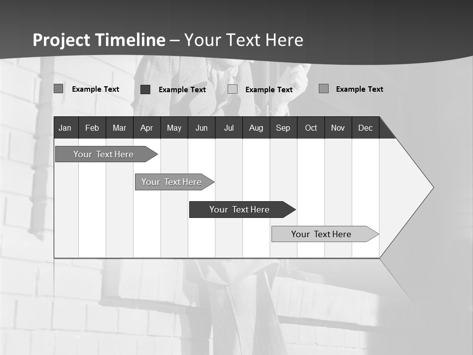 Daylight Trench Coat Smile PowerPoint Template