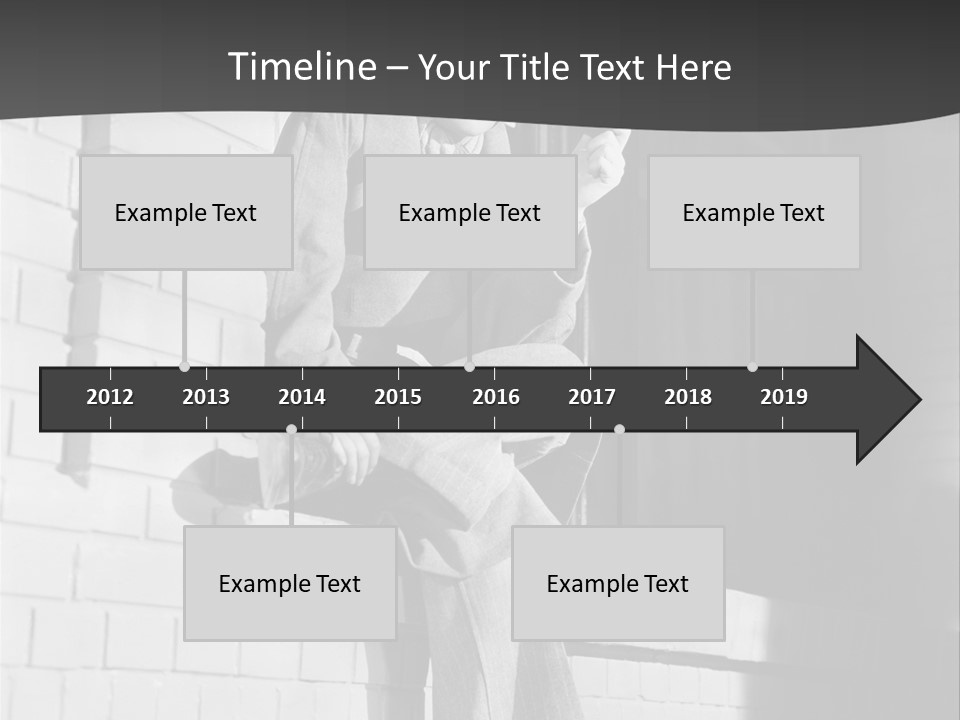Daylight Trench Coat Smile PowerPoint Template