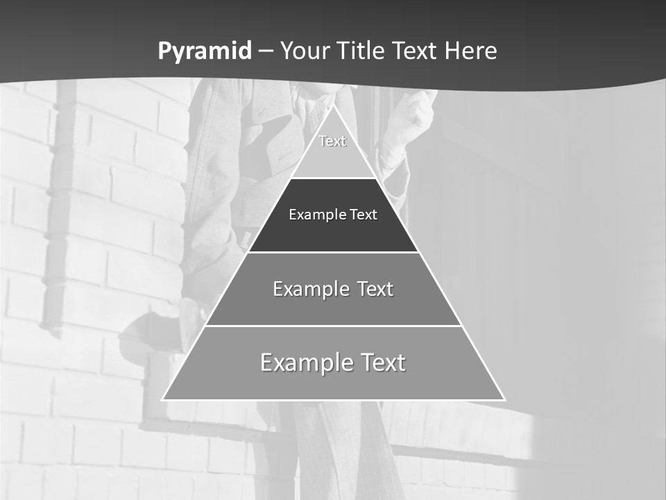 Daylight Trench Coat Smile PowerPoint Template