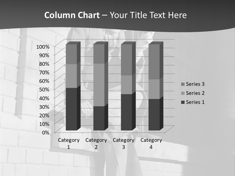 Daylight Trench Coat Smile PowerPoint Template