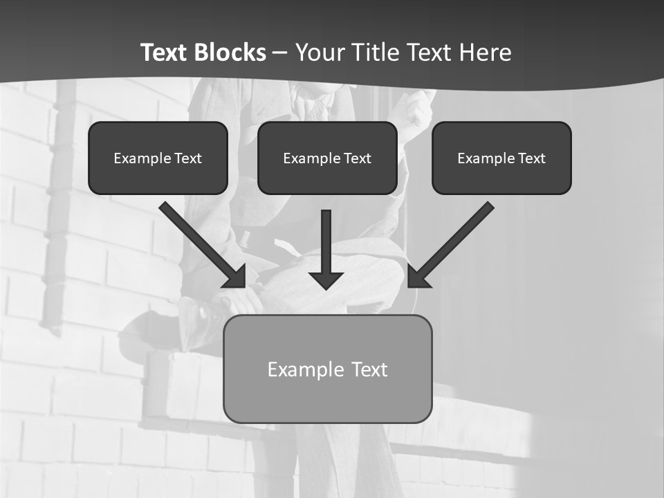 Daylight Trench Coat Smile PowerPoint Template