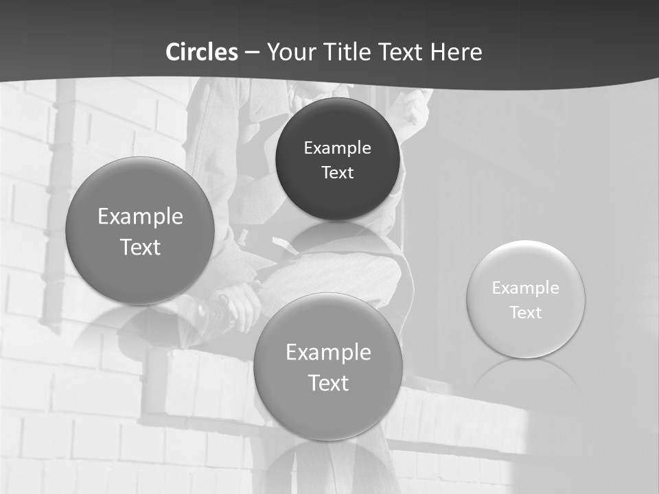 Daylight Trench Coat Smile PowerPoint Template