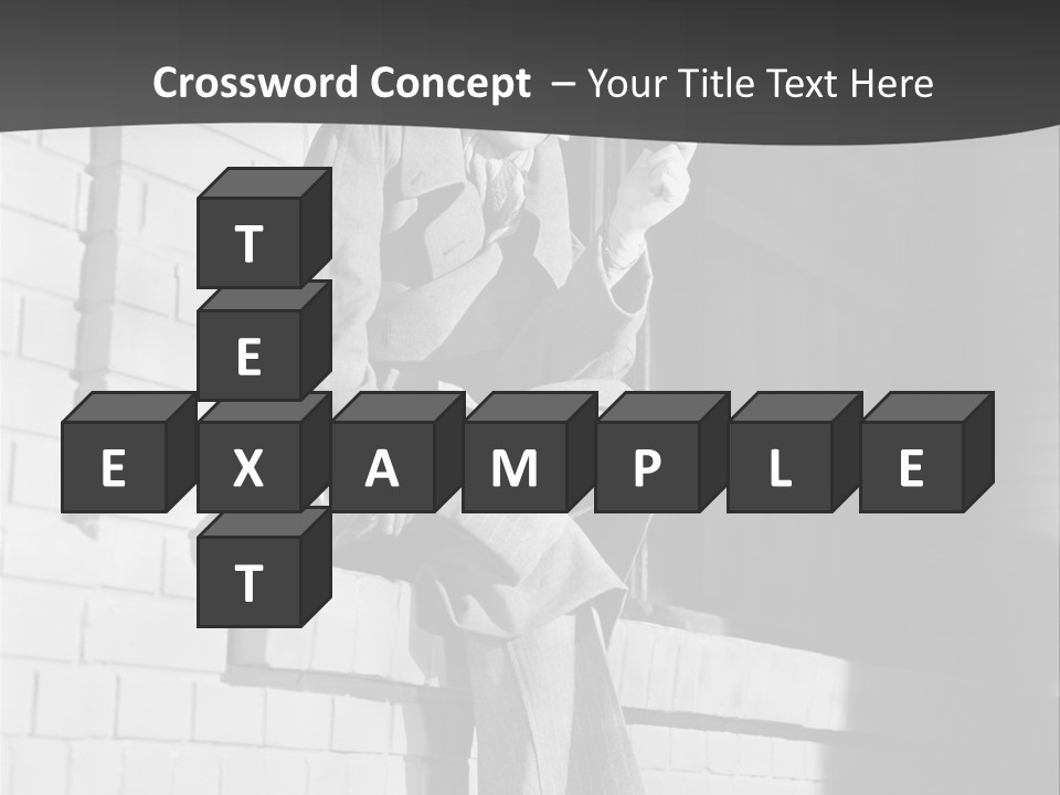 Daylight Trench Coat Smile PowerPoint Template