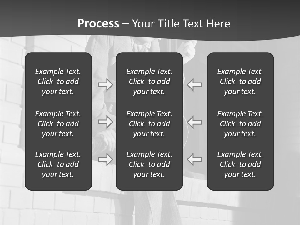 Daylight Trench Coat Smile PowerPoint Template
