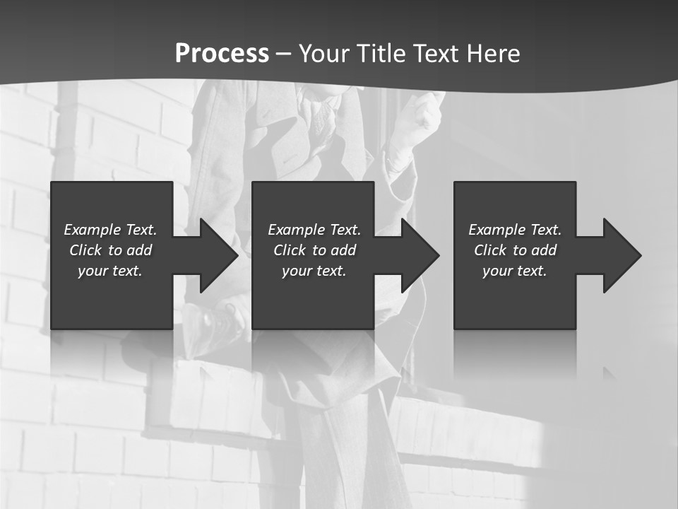 Daylight Trench Coat Smile PowerPoint Template