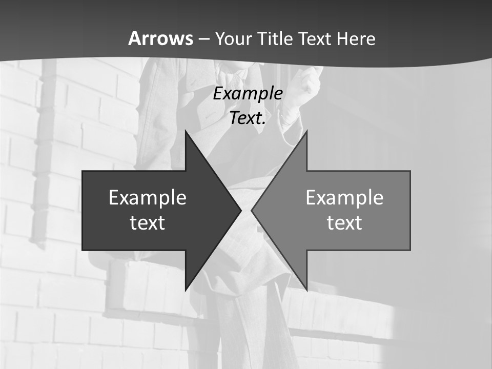 Daylight Trench Coat Smile PowerPoint Template