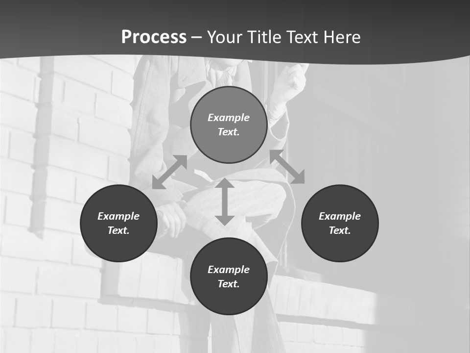Daylight Trench Coat Smile PowerPoint Template