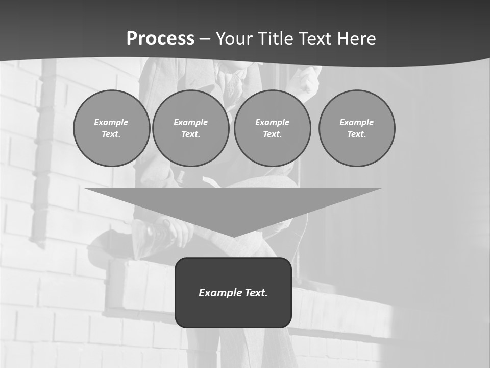 Daylight Trench Coat Smile PowerPoint Template