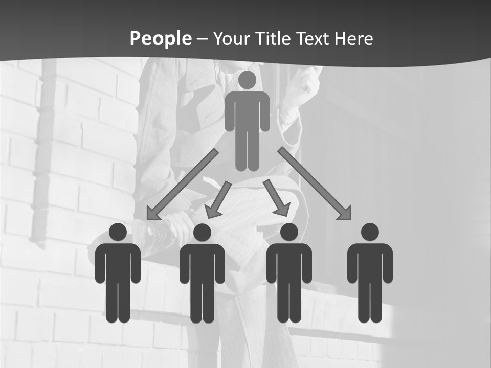 Daylight Trench Coat Smile PowerPoint Template