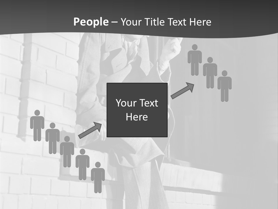 Daylight Trench Coat Smile PowerPoint Template