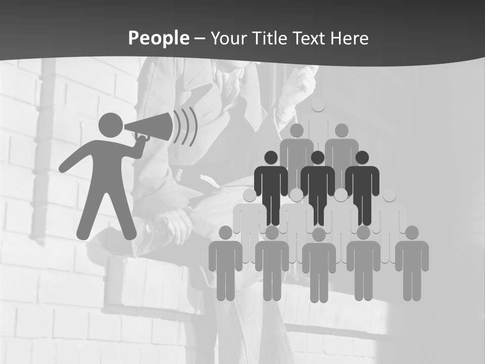 Daylight Trench Coat Smile PowerPoint Template