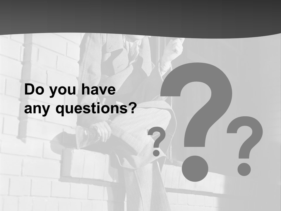 Daylight Trench Coat Smile PowerPoint Template