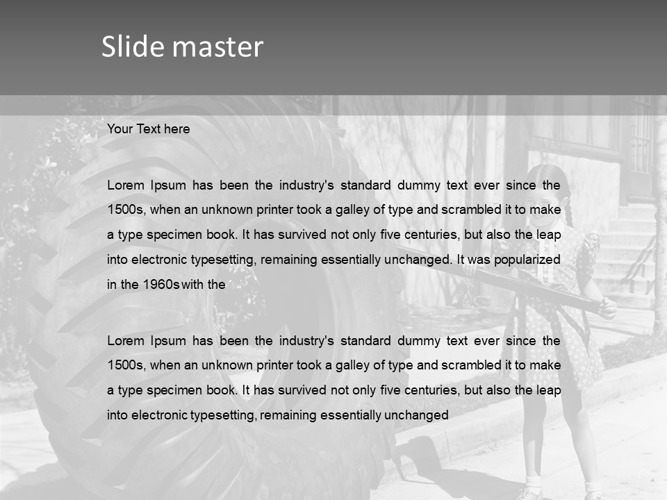 Suburbia Play Street PowerPoint Template