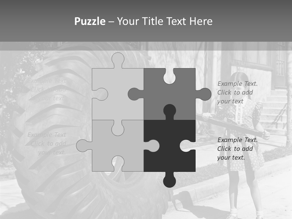 Suburbia Play Street PowerPoint Template