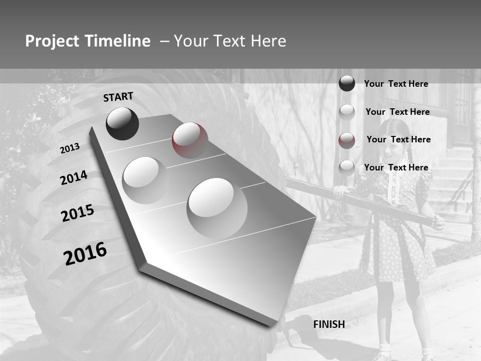 Suburbia Play Street PowerPoint Template