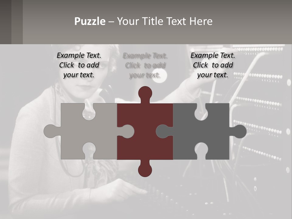 Career Helpfulness Hear PowerPoint Template