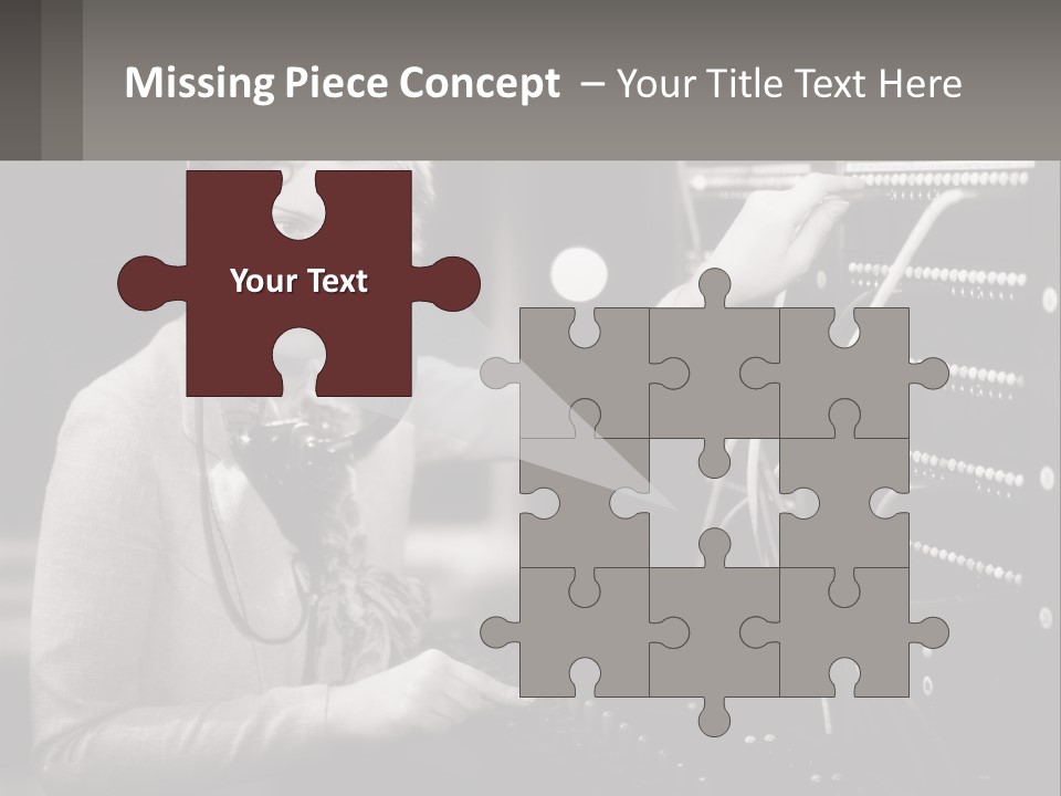Career Helpfulness Hear PowerPoint Template
