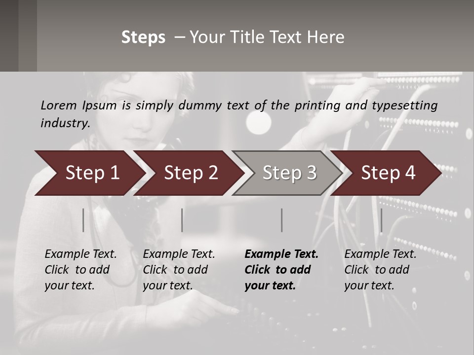 Career Helpfulness Hear PowerPoint Template