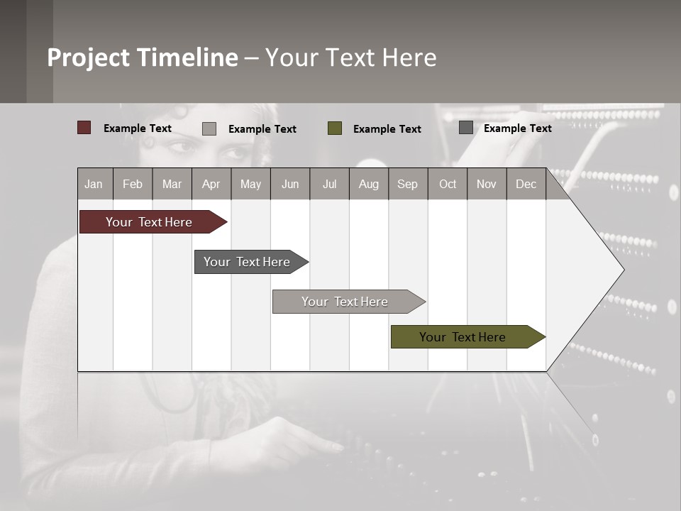 Career Helpfulness Hear PowerPoint Template
