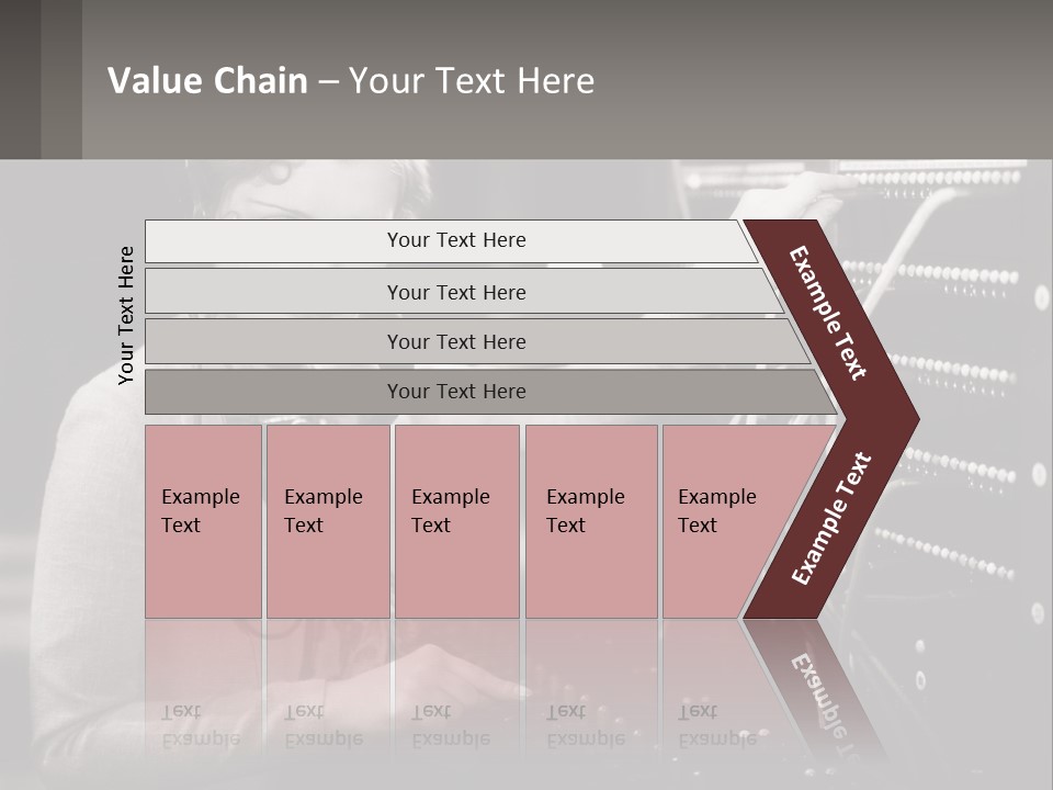 Career Helpfulness Hear PowerPoint Template