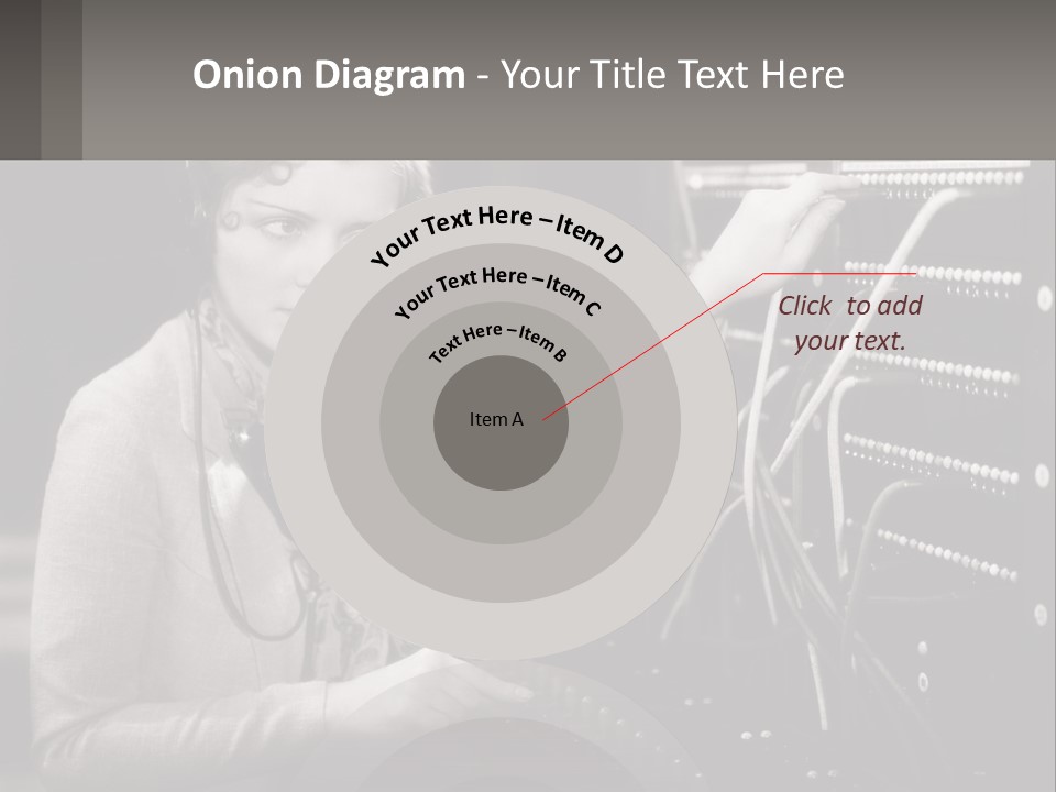 Career Helpfulness Hear PowerPoint Template