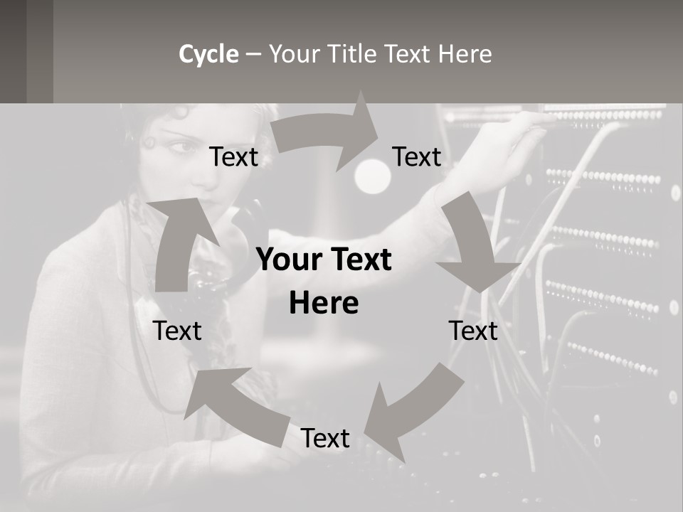 Career Helpfulness Hear PowerPoint Template
