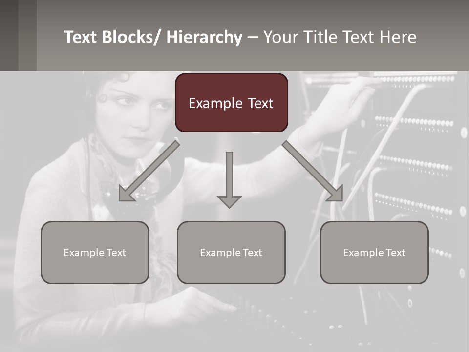 Career Helpfulness Hear PowerPoint Template