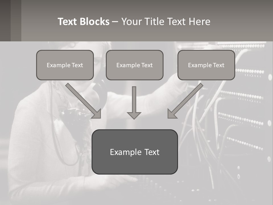 Career Helpfulness Hear PowerPoint Template
