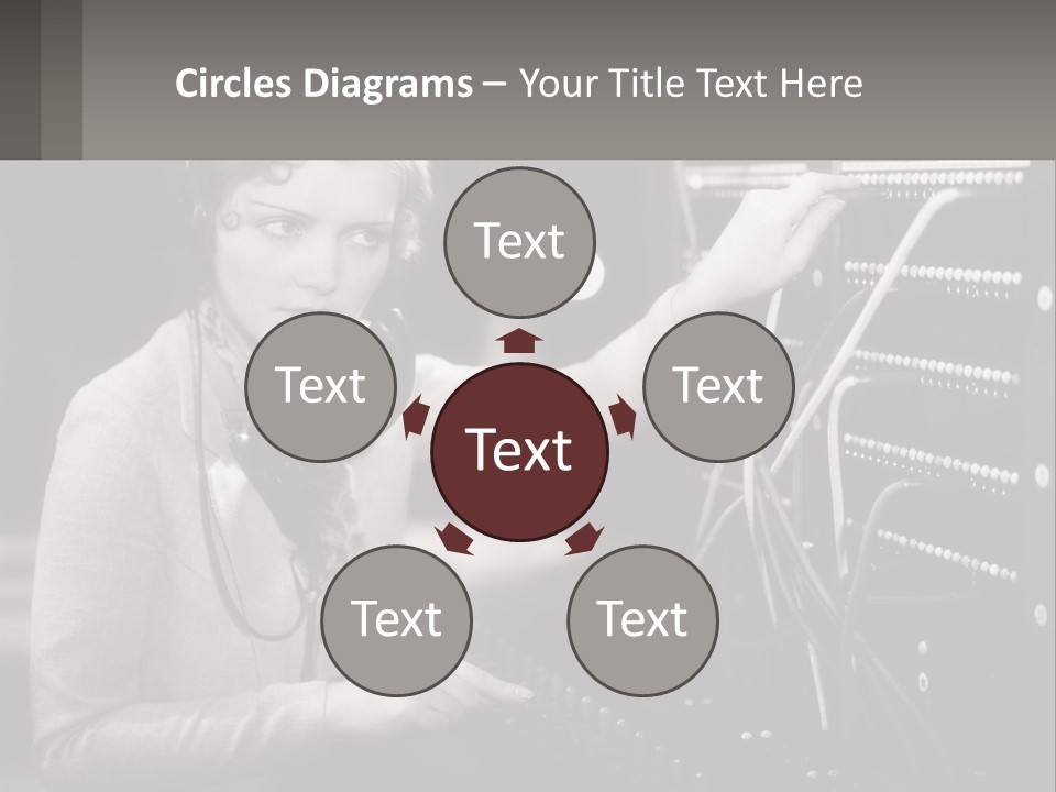 Career Helpfulness Hear PowerPoint Template