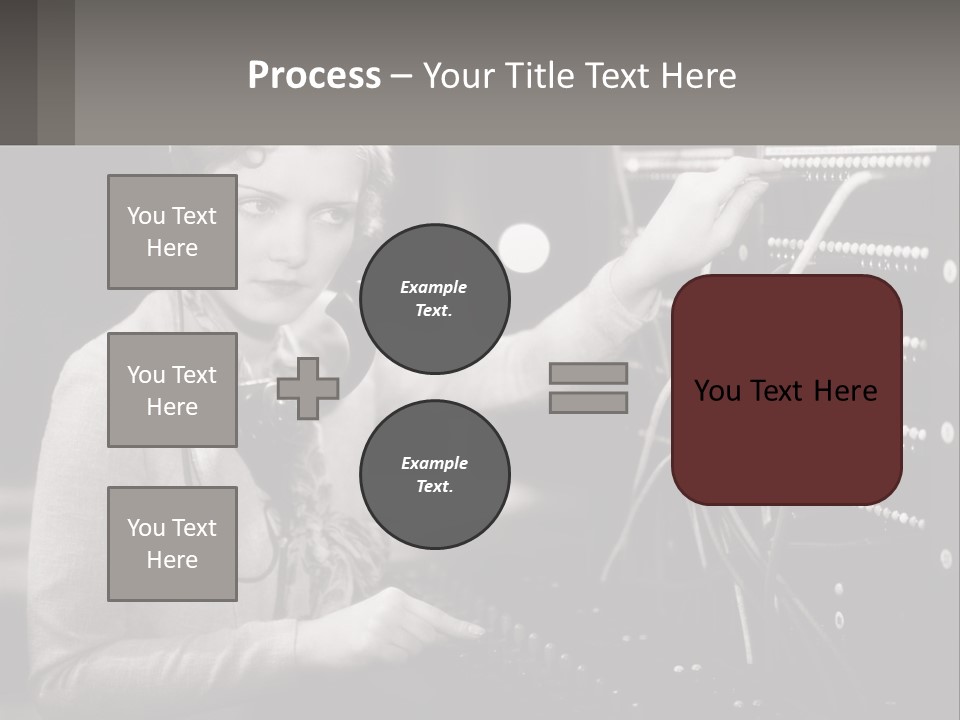 Career Helpfulness Hear PowerPoint Template