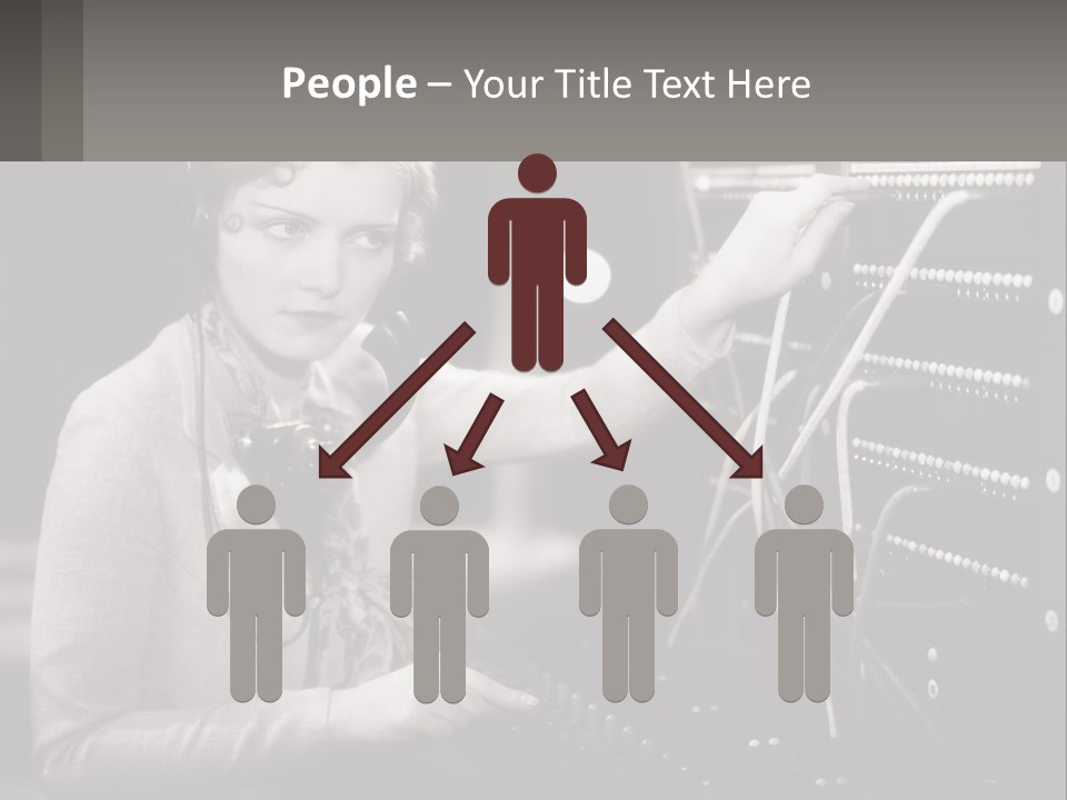 Career Helpfulness Hear PowerPoint Template