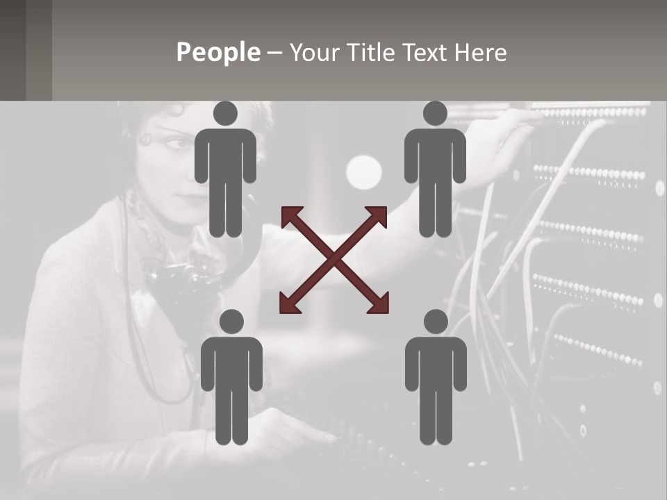 Career Helpfulness Hear PowerPoint Template