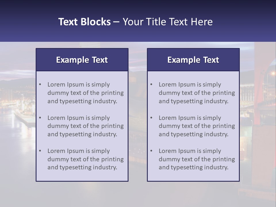 Guggenheim Sunset Basque Country PowerPoint Template
