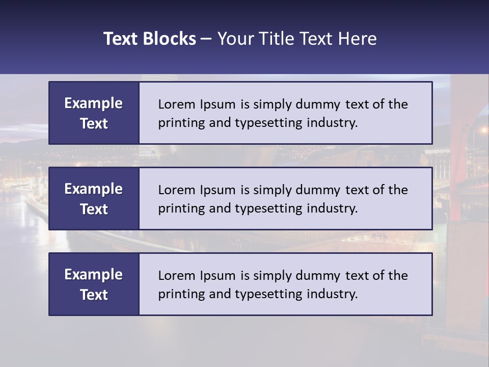 Guggenheim Sunset Basque Country PowerPoint Template