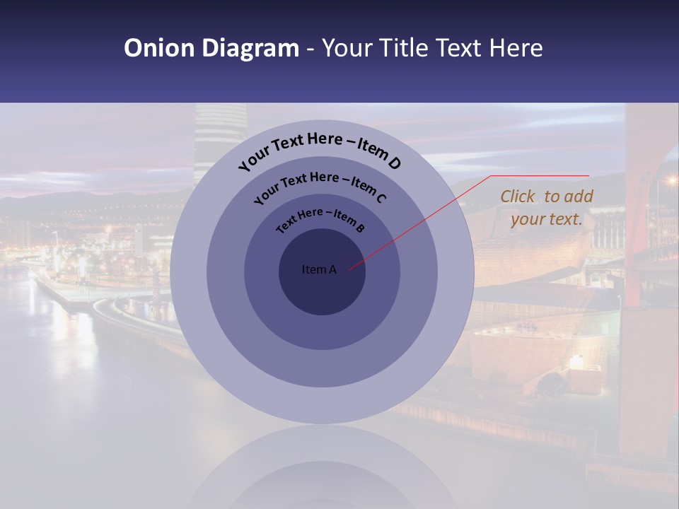 Guggenheim Sunset Basque Country PowerPoint Template